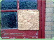 boarded up Rothwell